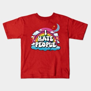 I Hate People Kids T-Shirt